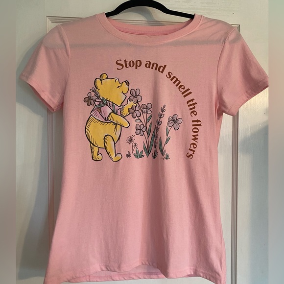 Disney Tops - Disney Winnie the Pooh Pink T-Shirt; size: Medium